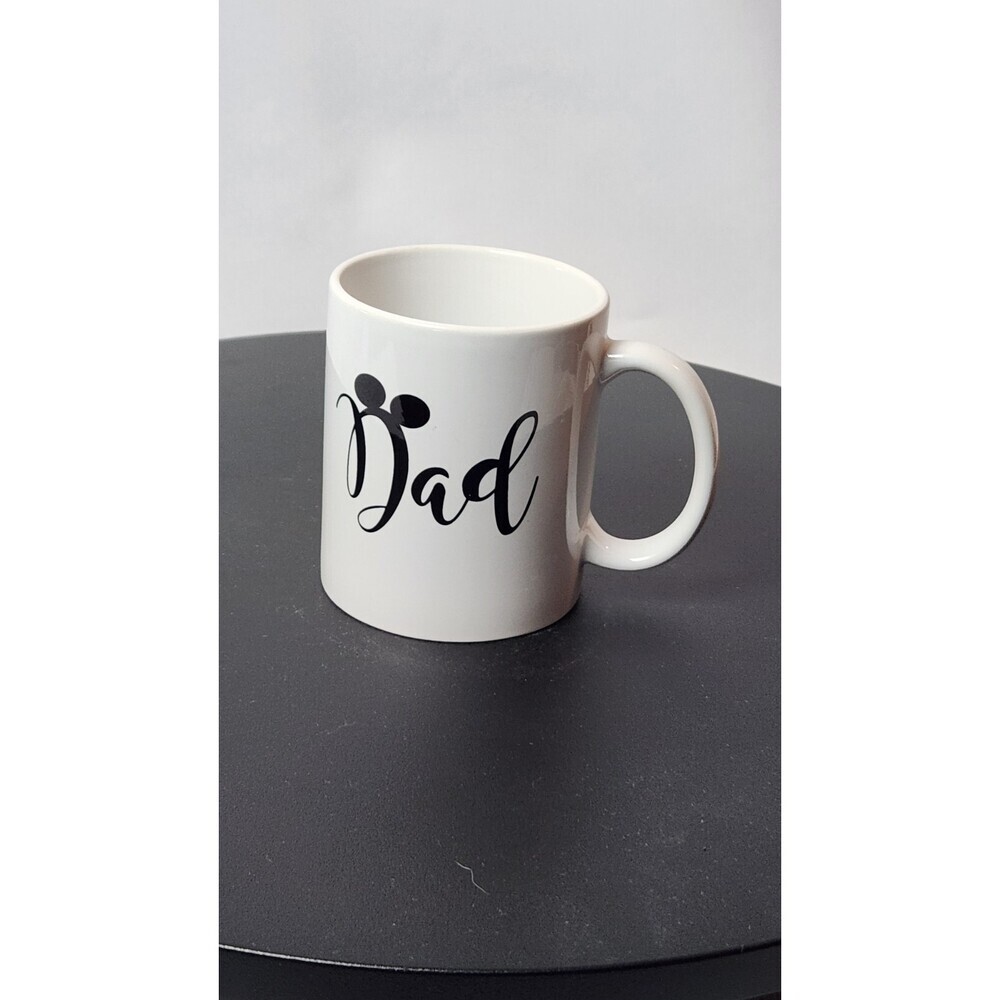 Disney Dad Coffee Mug White Ceramic